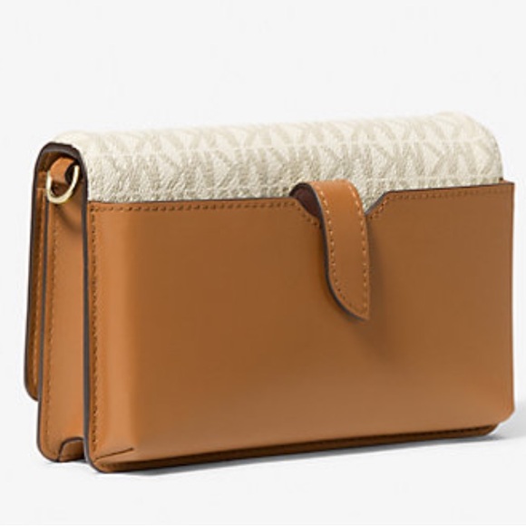 Michael Kors Jet Set Small Logo Smartphone Convertible Crossbody Bag, BNWT - Picture 6 of 7